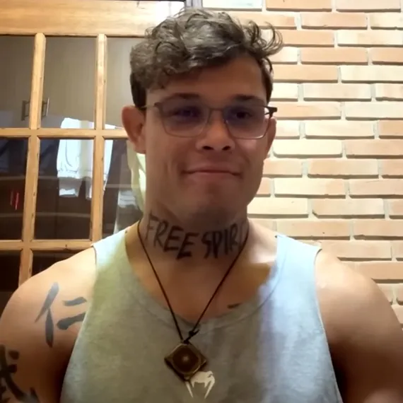 Caio Borralho in a video interview, 2025 Caio Borralho in a video interview, 2025