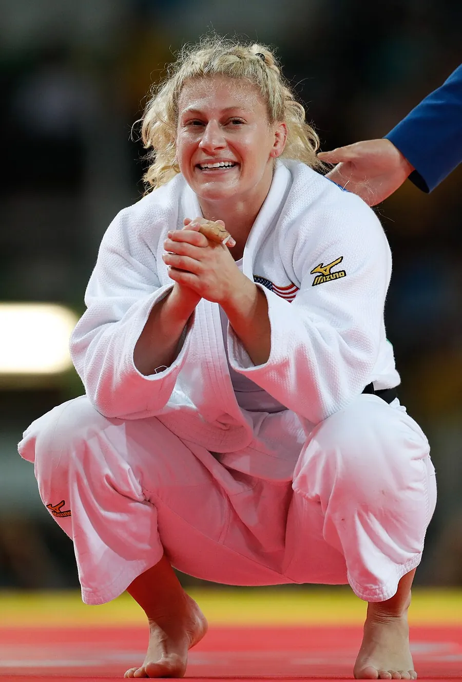 Kayla Harrison at the Rio 2016 Olympic judo final, 2016 Kayla Harrison at the Rio 2016 Olympic judo final, 2016