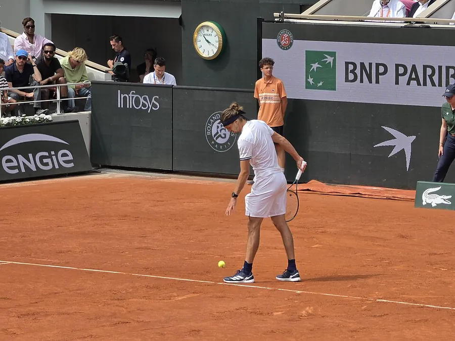 Alexander Zverev at Roland-Garros, 2026 Alexander Zverev at Roland-Garros, 2026