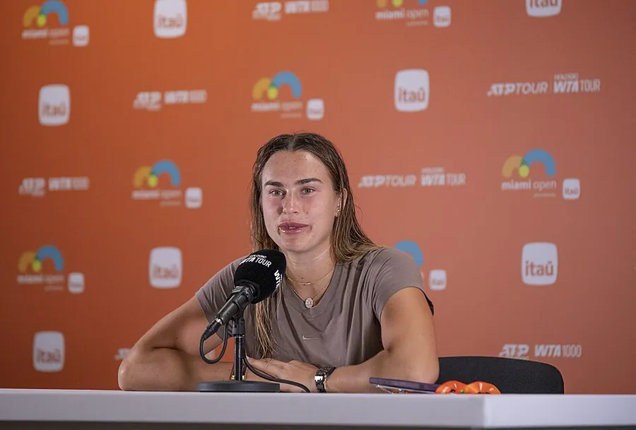 Aryna Sabalenka at the Miami Open, 2025 Aryna Sabalenka at the Miami Open, 2025